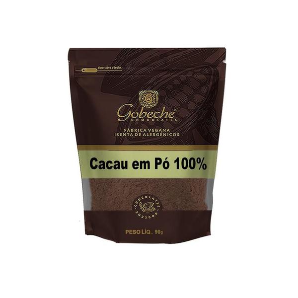 Cacau Em Pó 100% - Alcalinizado - Gobeche - 90g - Gobeche Chocolates Imagem de Cacau Em Pó 100% - Alcalinizado - Gobeche - 90g