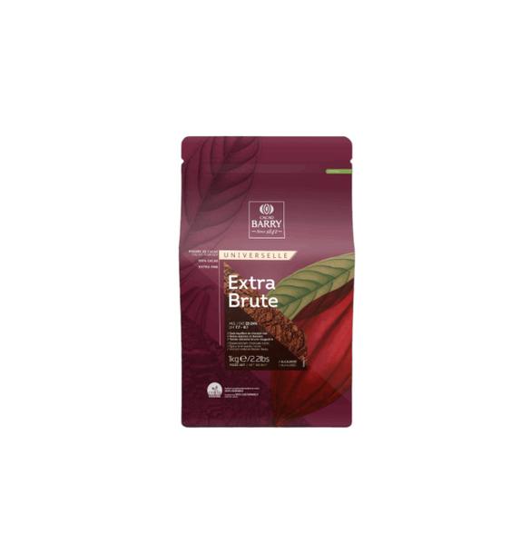 Cacau em pó 100% Pure Extra Brute 22-24% Cacao Barry - 1kg - vitral Imagem de Cacau em pó 100% Pure Extra Brute 22-24% Cacao Barry - 1kg