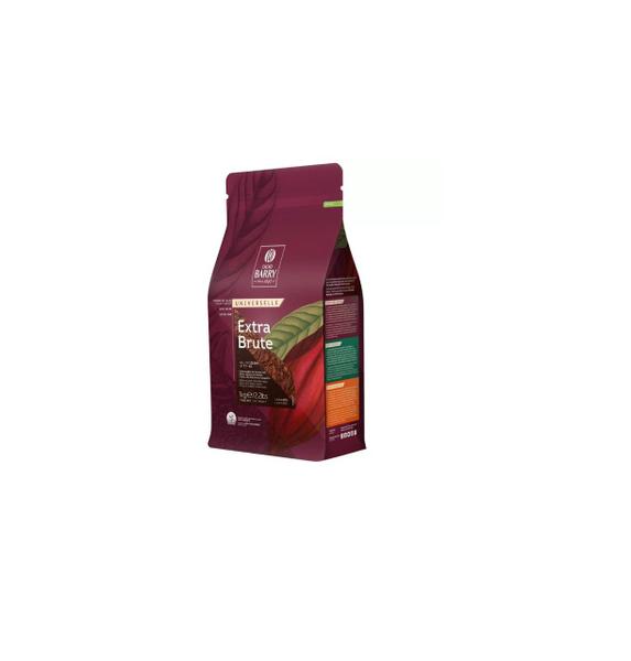 Cacau em pó 100% Pure Extra Brute 22-24% Cacao Barry - 1kg - vitral Imagem de Cacau em pó 100% Pure Extra Brute 22-24% Cacao Barry - 1kg