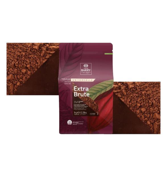 Imagem de Cacau Em Pó 100% Pure Extra Brute 22-24% Cacao Barry - 1Kg