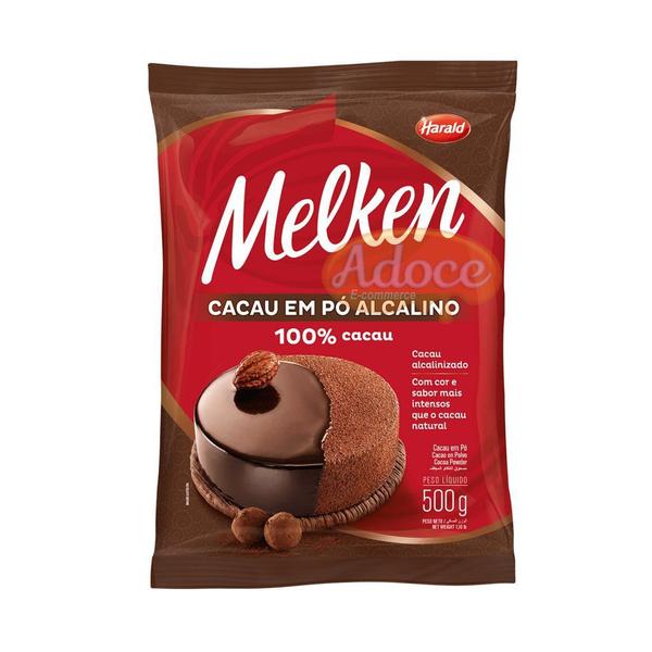 Cacau em pó alcalino melken 100% cacau 500g harald Imagem de Cacau em pó alcalino melken 100% cacau 500g harald