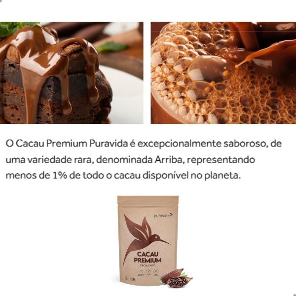 Cacau Premium em Pó Funcional 250g Pura Vida Imagem de Cacau Premium em Pó Funcional 250g Pura Vida