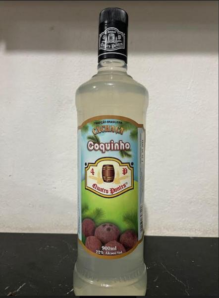 Imagem de Cachaça 4 Pontes Sabor Coquinho 900ML.