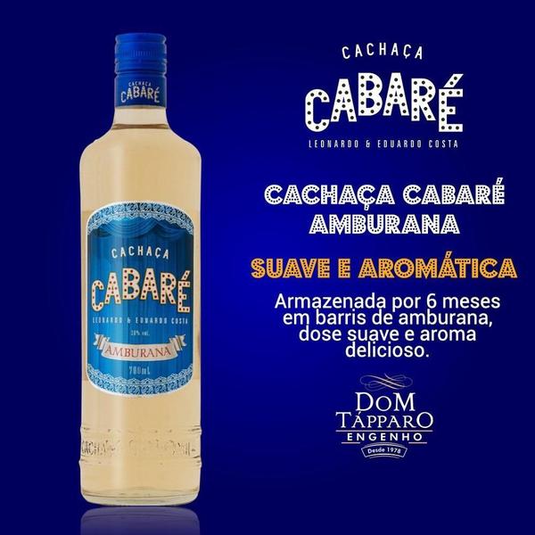 Imagem de Cachaça Amburana Cabaré Garrafa 700Ml