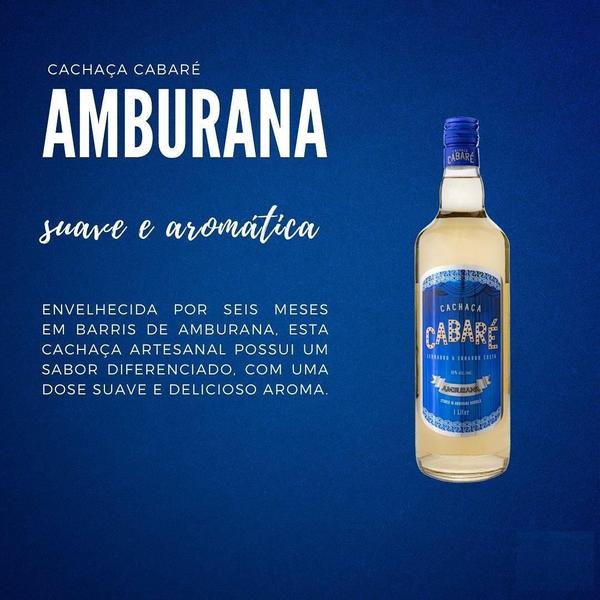 Imagem de Cachaça Amburana Cabaré Garrafa 700Ml