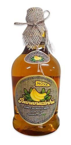 Imagem de Cachaça Artesanal Bananazinha 900ml Sabor Banana