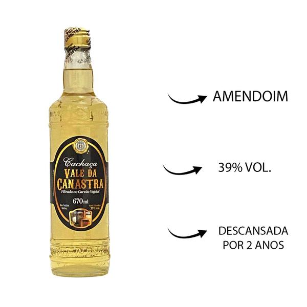 Imagem de Cachaça Artesanal Carvalho  670 Ml  Vale Da Canastra