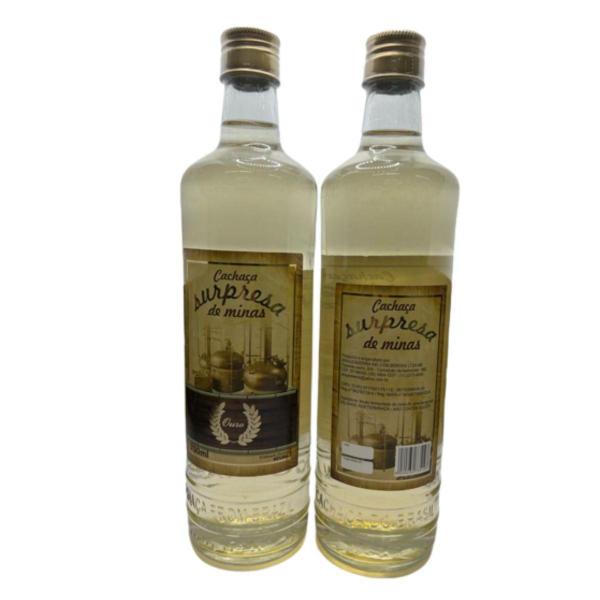 Imagem de Cachaça Artesanal Surpresa De Minas Reserva Ouro 700Ml