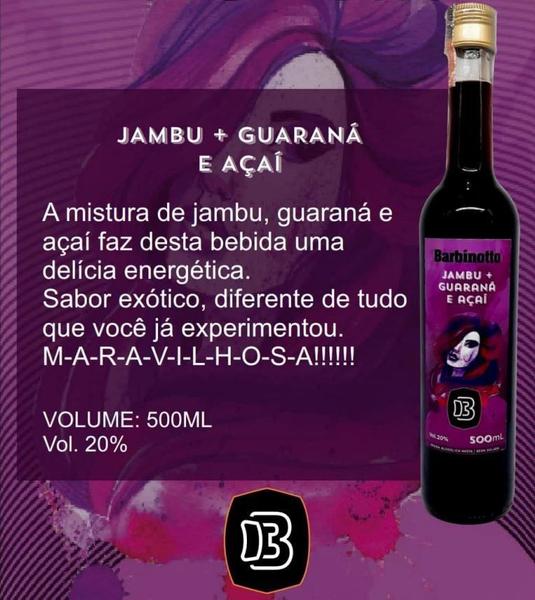 Imagem de Cachaça Barbinotto Jambu Guaraná E Açaí 500ml