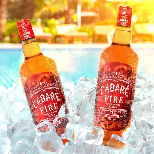 Imagem de Cachaça Cabaré Fire Canela 1000ml