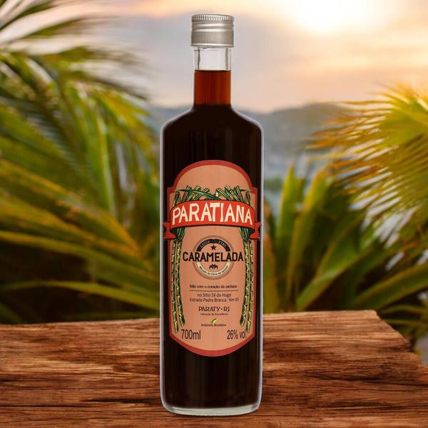 Cachaça Caramelada Paratiana 700 ml Artesanal Antiga Alambique Premium Gourmet Doce Qualidade Paraty Especial Imagem de Cachaça Caramelada Paratiana 700 ml Artesanal Antiga Alambique Premium Gourmet Doce Qualidade Paraty Especial