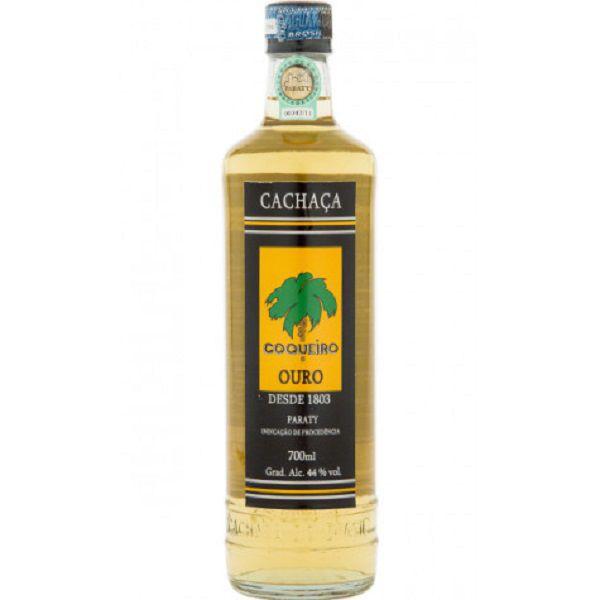 Cachaça Coqueiro Ouro 700ml Imagem de Cachaça Coqueiro Ouro 700ml