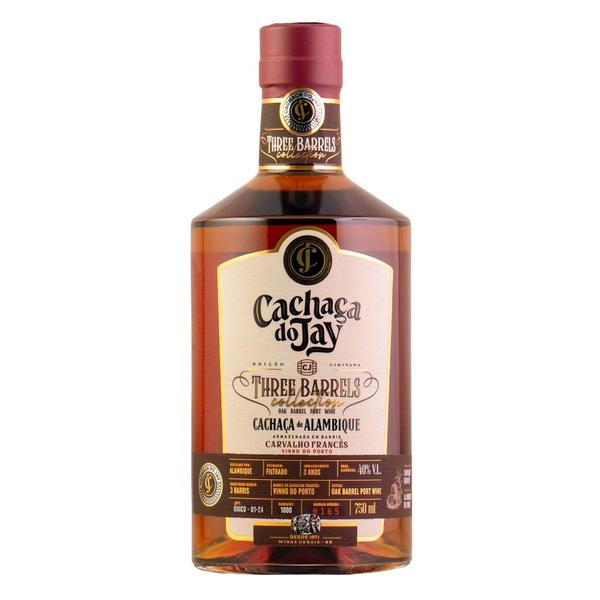 Imagem de Cachaça do jay three barrels carvalho francês porto 750ml