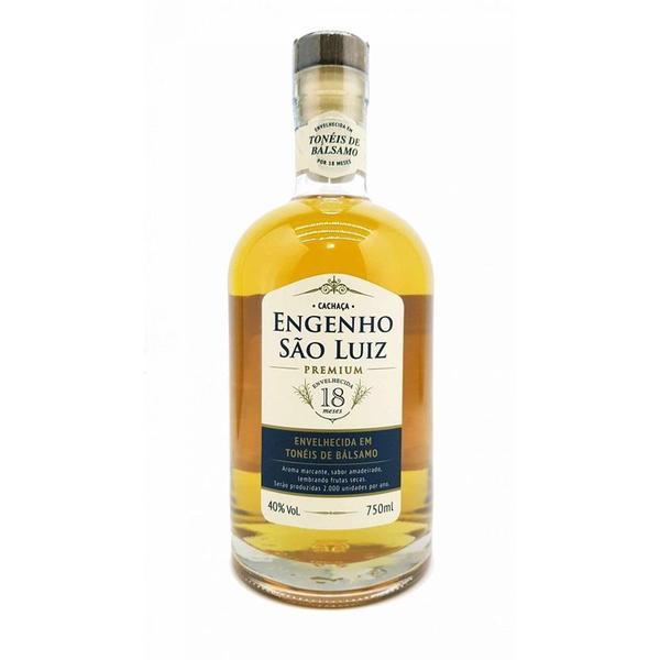 Imagem de Cachaca engenho sao luiz premium 18 anos balsamo 750 ml