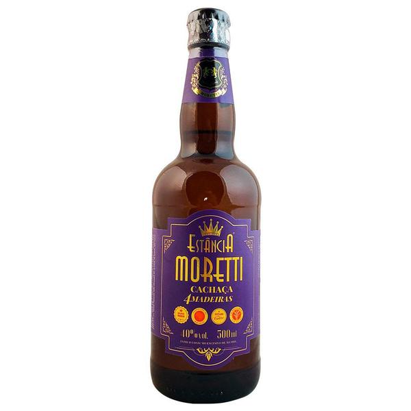 Imagem de Cachaça estância moretti 4 madeiras 500ml