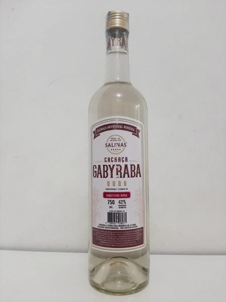 Imagem de Cachaça gabyraba armazenada em barril de jequitibá rosa graduação alcoólica 42%