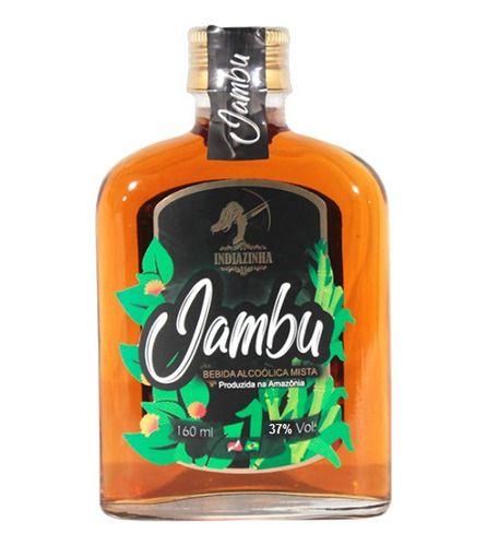 Imagem de Cachaça Indiazinha Jambu 160 Ml - A Original 10 Unidades