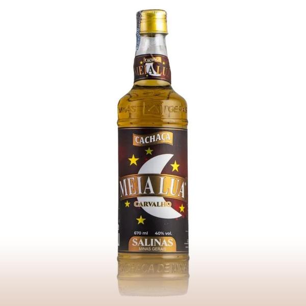 Imagem de Cachaça Meia Lua Carvalho Salinas 670ml - 7 Talhas