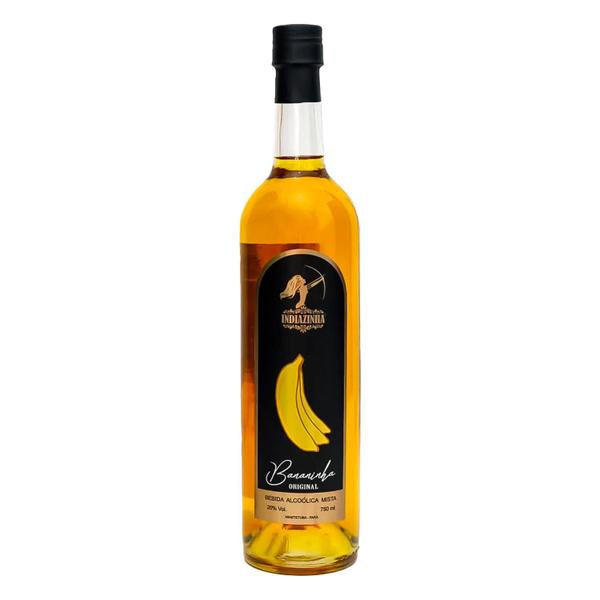 Imagem de Cachaça Mista de Banana Indiazinha 750ml