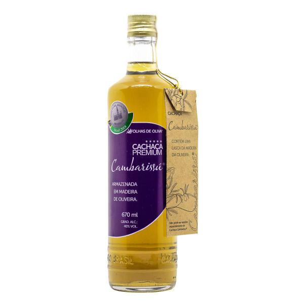 Imagem de Cachaça Premium CAMBARISSÚ - Folhas de Oliva - garrafa tradicional 670ml