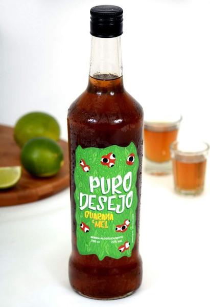 Imagem de Cachaça Puro Desejo Guaraná E Mel.