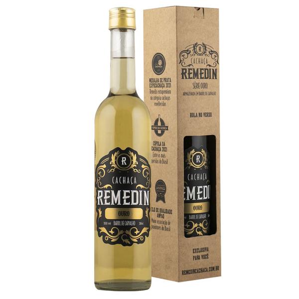 Imagem de Cachaça remedin ouro carvalho francês 500ml