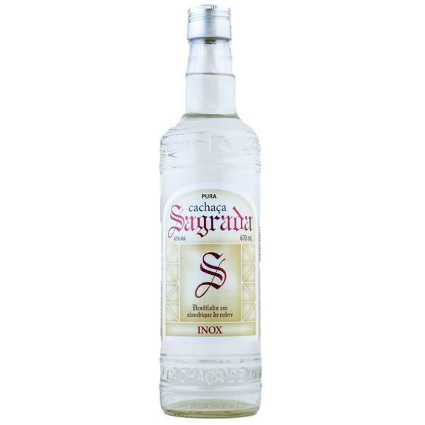 Cachaça sagrada inox 700ml Imagem de Cachaça sagrada inox 700ml