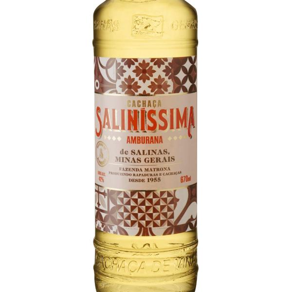 Imagem de Cachaca salinissima c/rosca ambur 670 ml