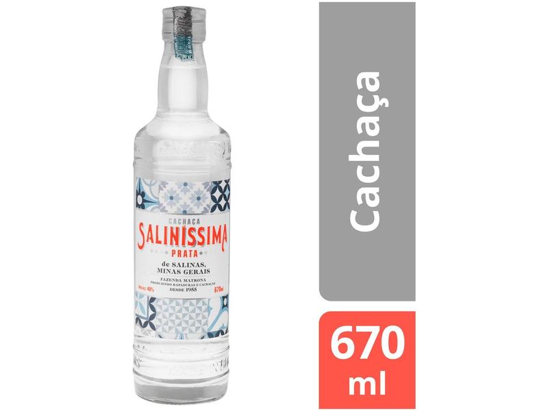 Imagem de Cachaça Saliníssima Prata