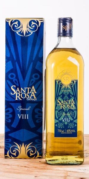 Cachaça Santa Rosa Special VIII Anos Extra Premium 750ml Imagem de Cachaça Santa Rosa Special VIII Anos Extra Premium 750ml