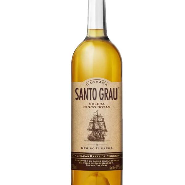 Imagem de Cachaca santo grau cinco botas 750ml