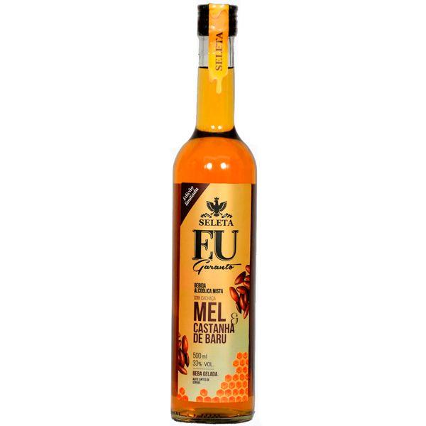 Imagem de Cachaça Seleta Eu Garanto Mel & Castanha de Baru 500ml