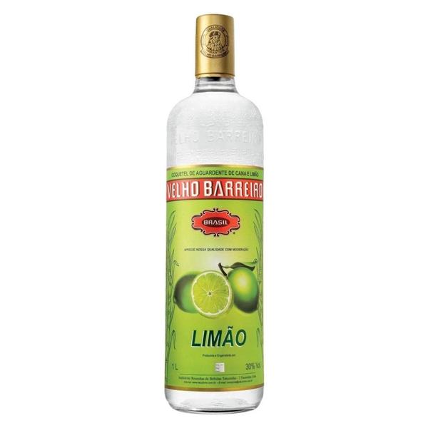 Cachaça Velho Barreiro Limão 910ml Imagem de Cachaça Velho Barreiro Limão 910ml