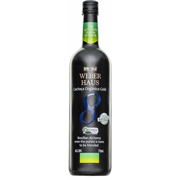 Cachaça Weber Haus Camisa 8 Gold Orgânica 750 ml Imagem de Cachaça Weber Haus Camisa 8 Gold Orgânica 750 ml