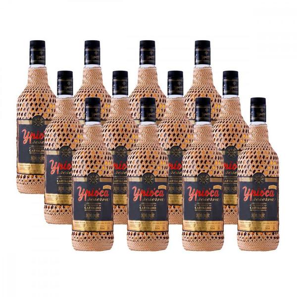 Imagem de Cachaça Ypioca Empalhada Ouro 965ml Caixa com 12 unidades