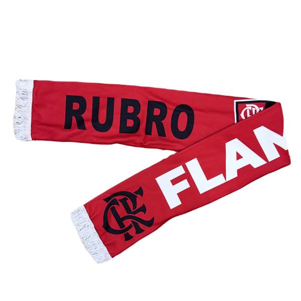 Imagem de Cachecol Flamengo Faixa Rubro Negro - Adulto