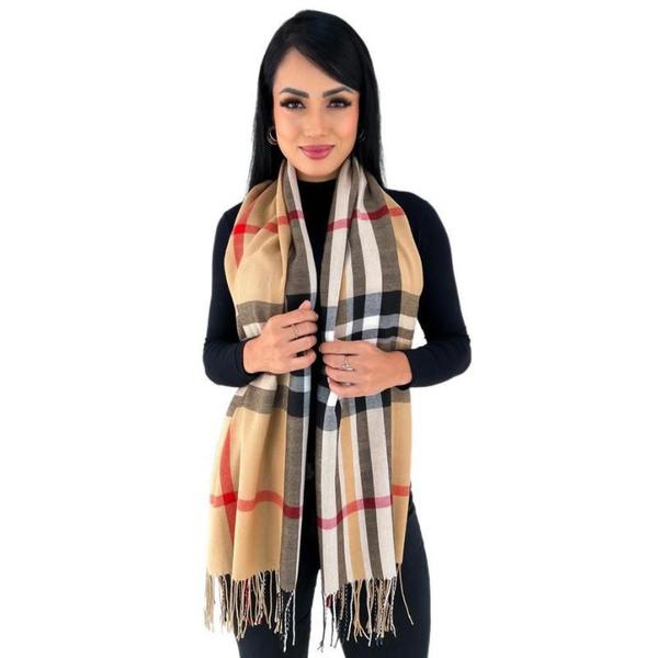 Cachecol Lenço Xadrez Unissex- Inverno - Store Birochi Cachecol Lenço Xadrez Unissex- Inverno - Store Birochi
