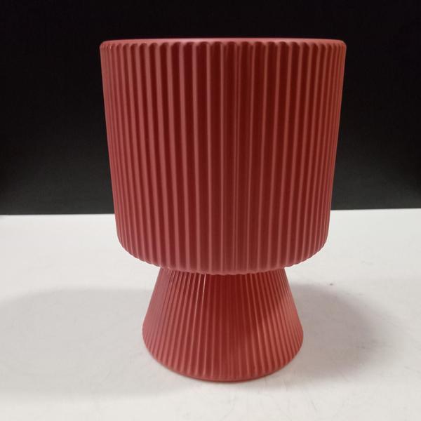 Imagem de CACHEPÔ VASO DECORATIVO PLANTA REDONDO HOME&CO CERÂMICA 16x12x12cm TERRACOTA