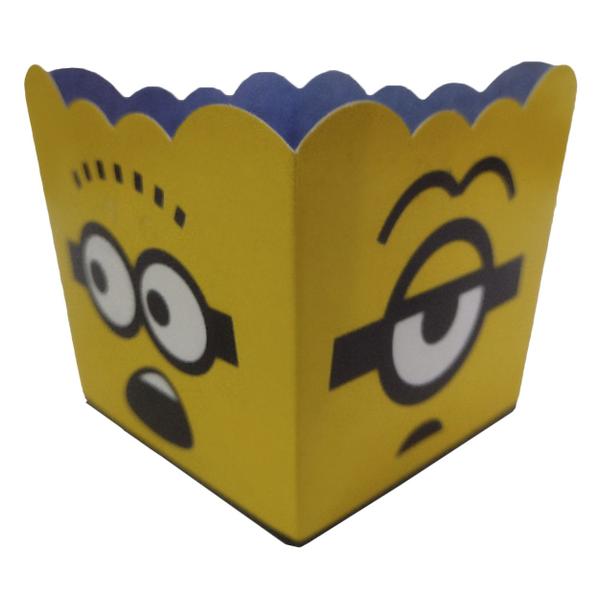 Imagem de Cachepot de Papel Pequeno Minions 8,5cm 8 Unidades