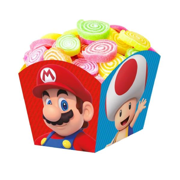 Imagem de Cachepot de Papel Super Mario - 8 Unidades