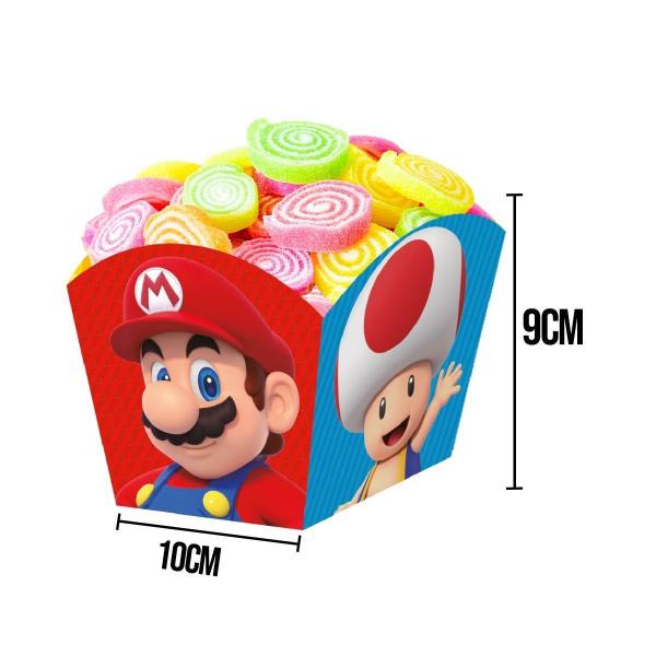 Imagem de Cachepot de Papel Super Mario - 8 Unidades