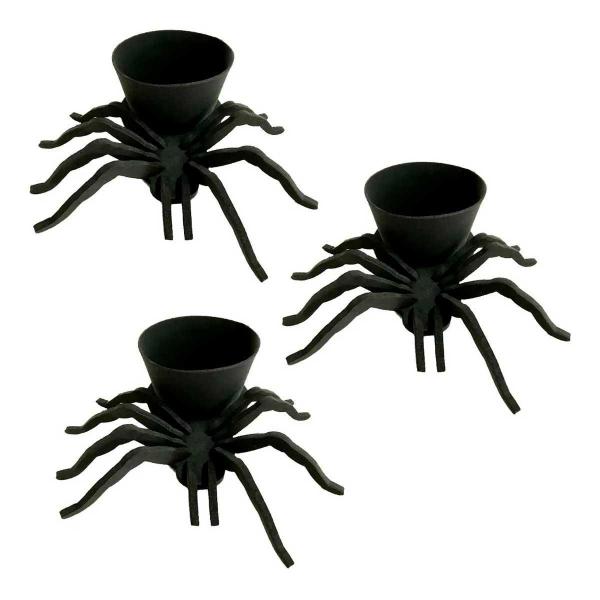 Imagem de Cachepot Halloween Aranha Piffer 19X16X5,5Cm 3Und