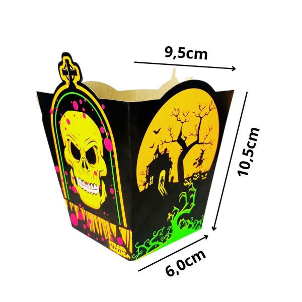 Imagem de Cachepot Neon Halloween 05 Unid. 9,5x10,5cm