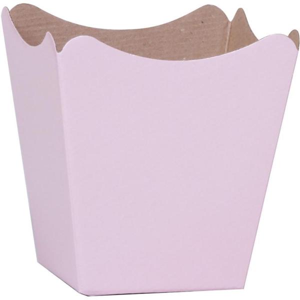 Cachepot Paper Liso Pote 11 Rosa Quartz 11X11X9CM Pacote com 10 Unidades - Xingo Embalagens Imagem de Cachepot Paper Liso Pote 11 Rosa Quartz 11X11X9CM Pacote com 10 Unidades