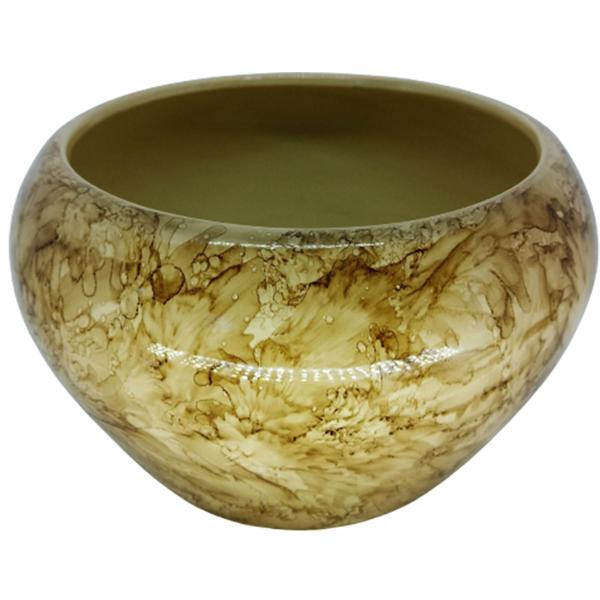 Imagem de Cachepot Vasinhos Para Arranjo Vaso Centro de Mesa Cerâmica Orquídea Suculentas Tam G