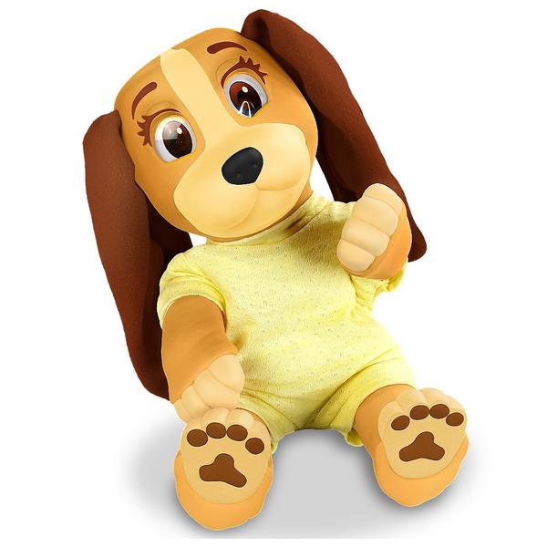 Imagem de Cachorra Dama Baby Boneca Infantil na Caixa Dama e Vagabundo