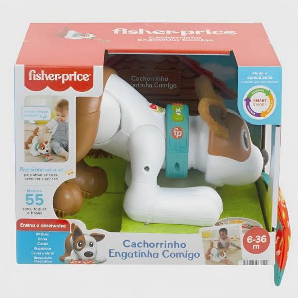 Imagem de Cachorrinho Infantil Engatinha Comigo HHC55-Mattel