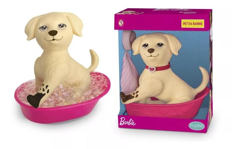 Imagem de Cachorro Barbie Cachorrinho Brinquedo Pet Shop Banho Filhote