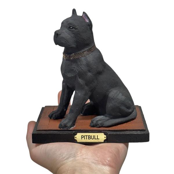 Imagem de Cachorro Cão Escultura Estatueta Enfeite Resina Várias Raças