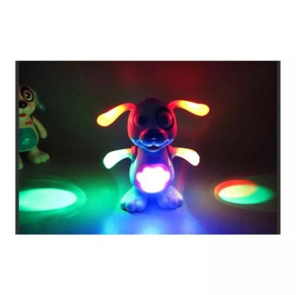 Imagem de Cachorro Dançante Brinquedo Musical Dança Mexe Luz E Som